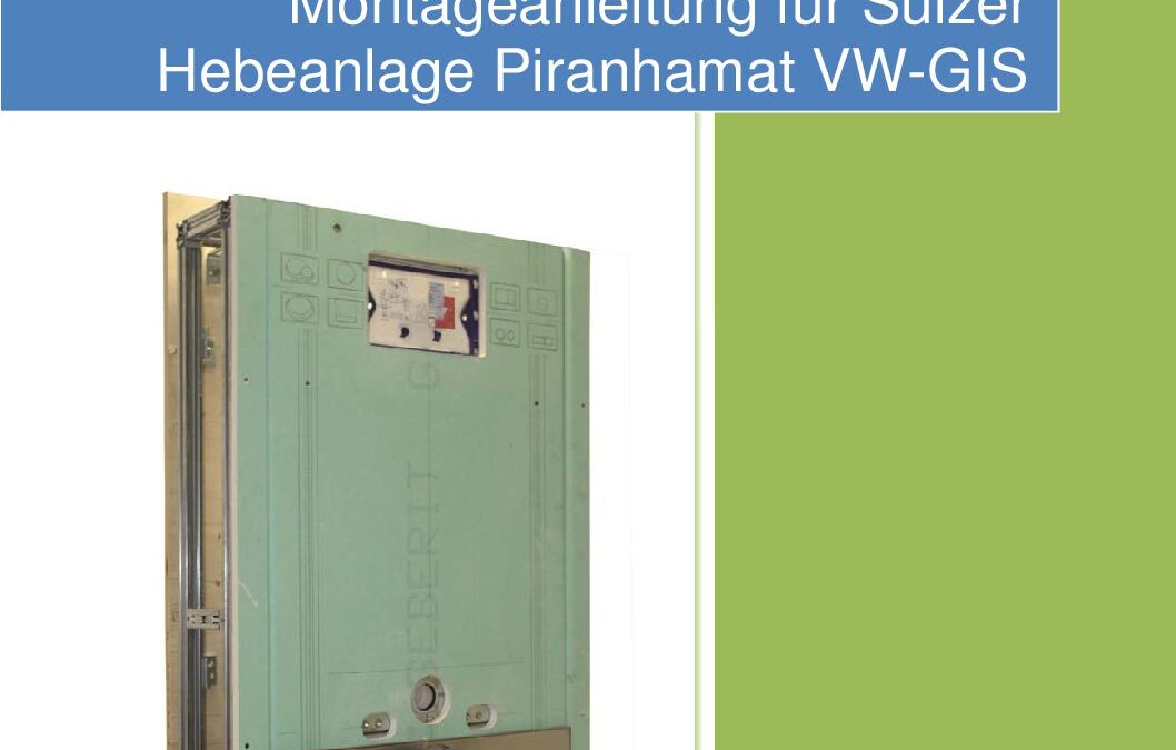 Montageanleitung Piranhamat VW-GIS